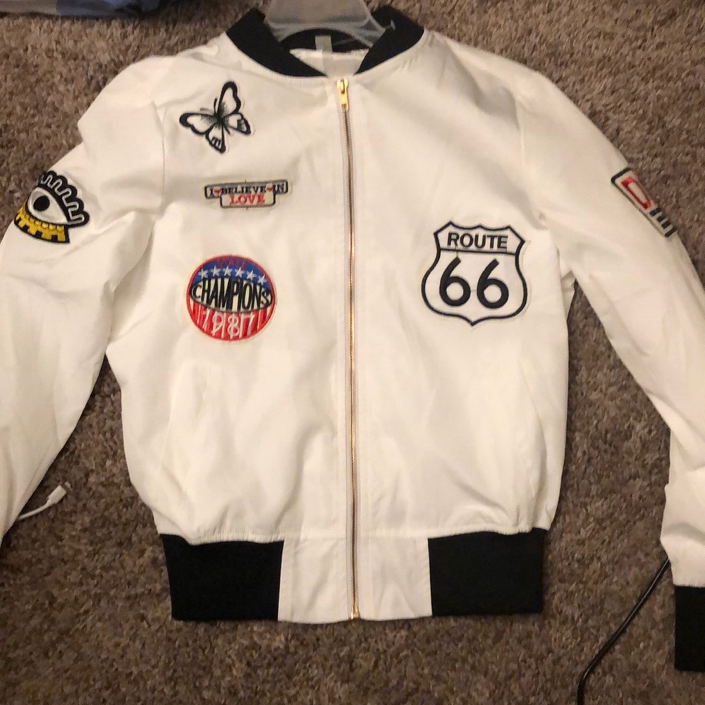 Patched jacket